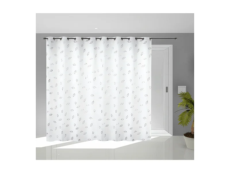 Voilage à oeillets baie vitrée 280x250 cm LAURENE, par Soleil d'ocre