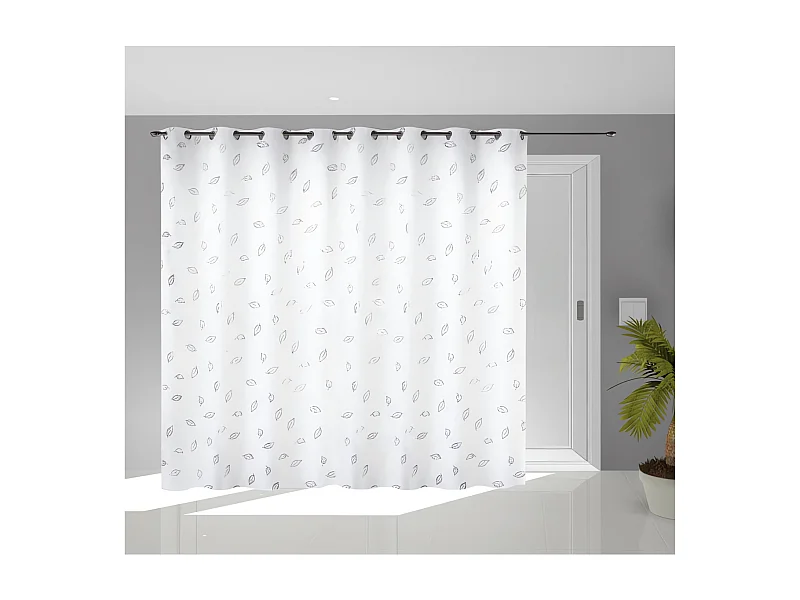 Voilage à oeillets baie vitrée 280x250 cm LAURENE, par Soleil d'ocre