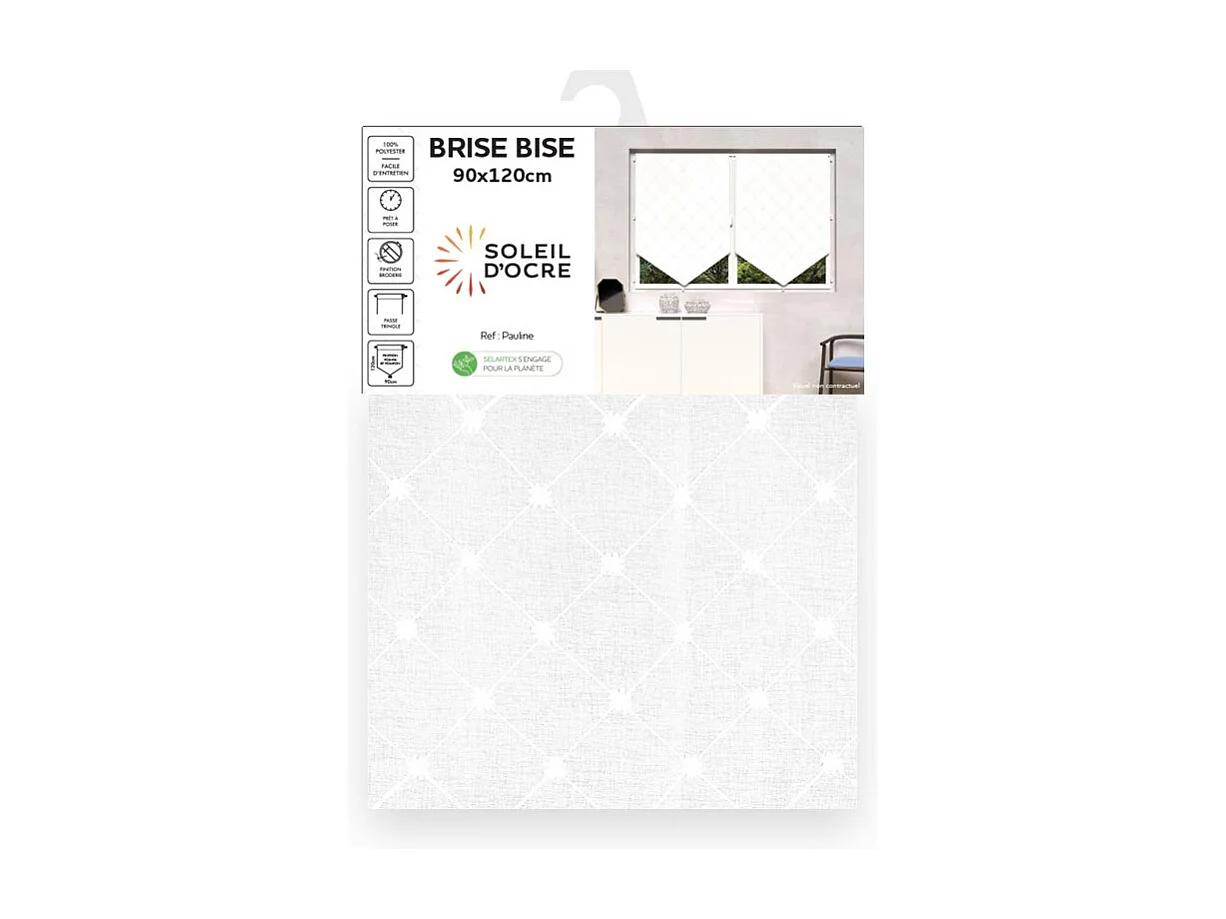 Brise bise 90x120 cm PAULINE, par Soleil d'ocre