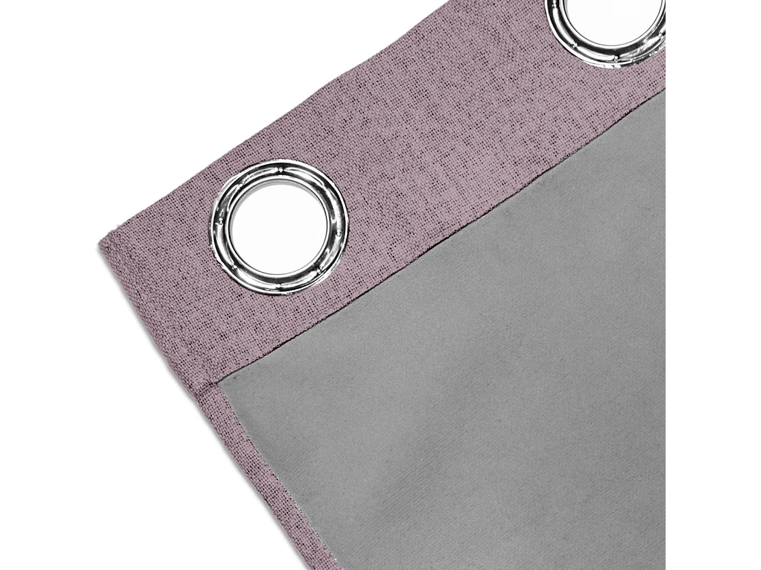 Cortina con ojales 100% opacos 135x250 cm ECLIPSE rosa