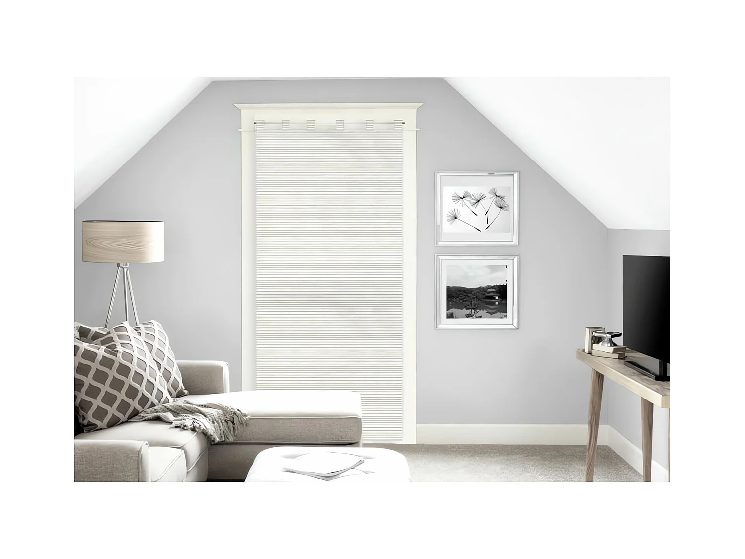 Voile pour porte fenêtre 70x200 cm LINA, par Soleil d'Ocre