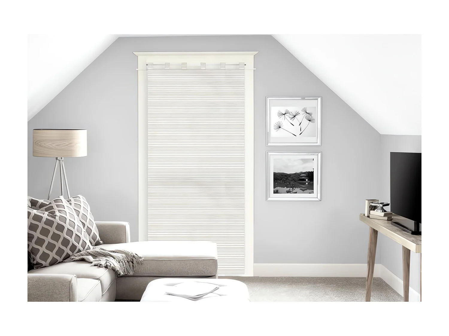 Voile pour porte fenêtre 70x200 cm LINA, par Soleil d'Ocre