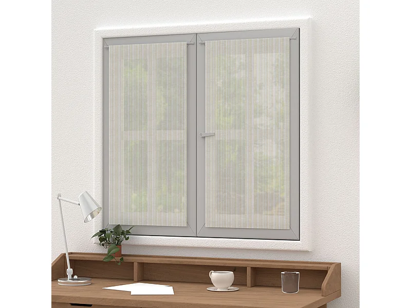 Paire de brise bise 45x90 cm BELLA or, par Soleil d'ocre