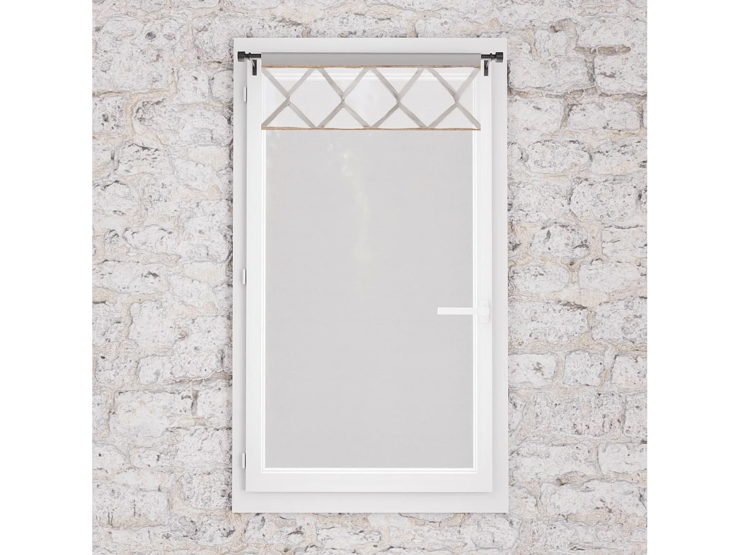 Brise bise en pur coton 45x90 cm AUDE, par Soleil d'Ocre