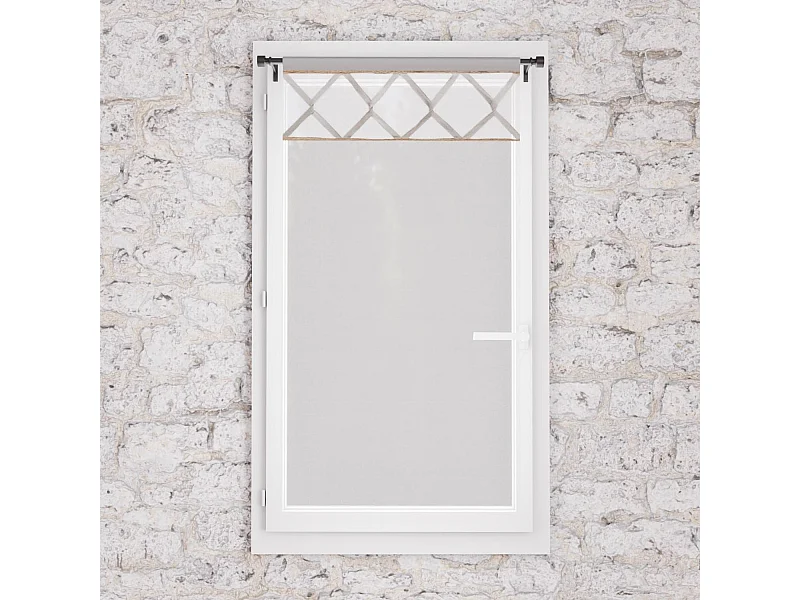 Brise bise en pur coton 45x90 cm AUDE, par Soleil d'Ocre