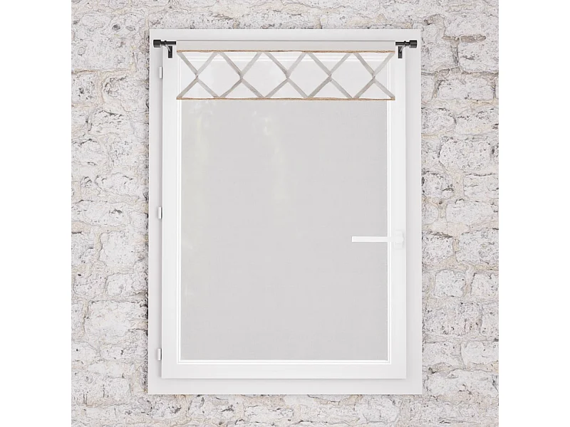 Brise bise en pur coton 60x90 cm AUDE, par Soleil d'Ocre