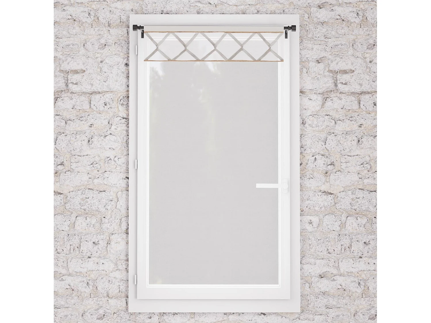 Visillo de algodón puro brisa 60x120 cm AUDE, por Soleil d'Ocre