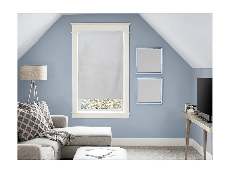 Visillos para ventana algodón 60x90 cm PANAMA gris