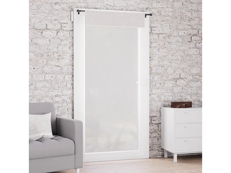 Visillo para puerta ventana algodón 90x200 cm ROMANCE