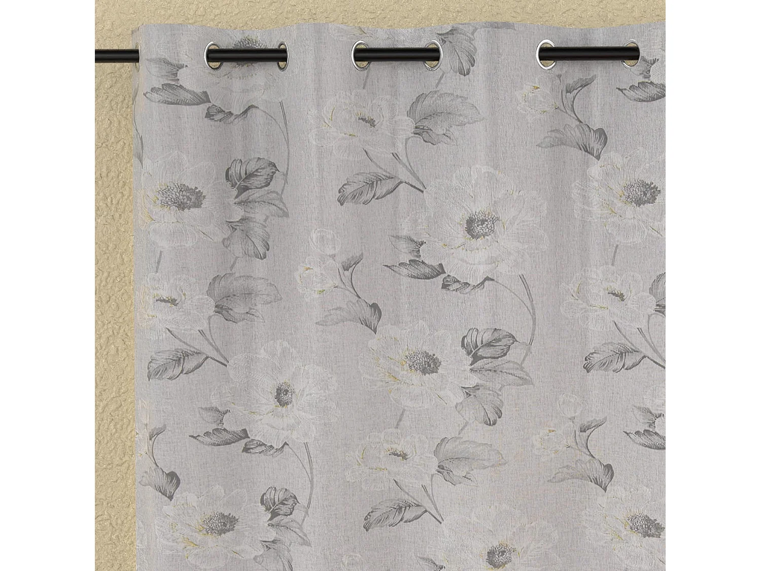 Voile à oeillets 135x250 cm PAOLA, par Soleil d'ocre