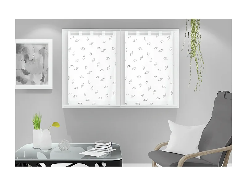 Paire de brise bise 60x90 cm LAURENE, par Soleil d'Ocre