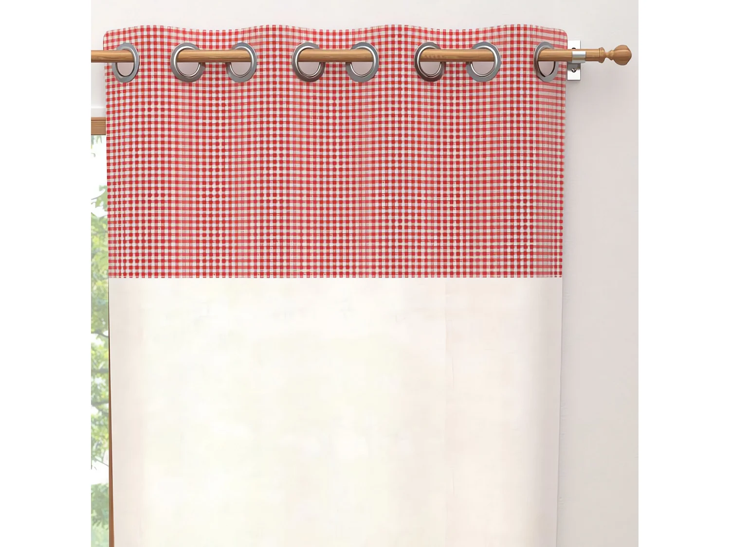 Visillo con ojales 135x250 cm PAULETTE, de Soleil d'Ocre