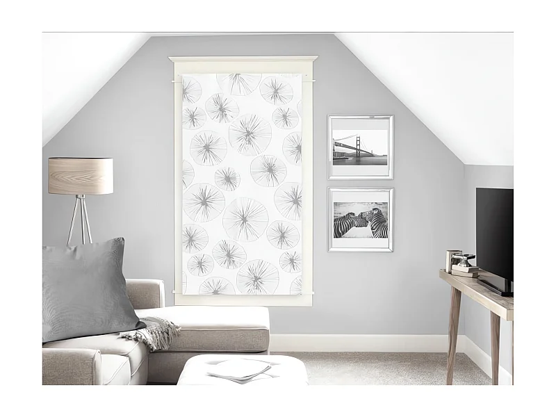 Brise bise 60x120 cm LIONEL blanc, par Soleil d'Ocre