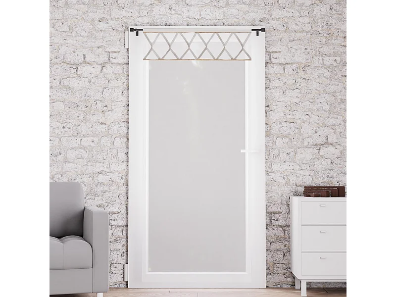 Visillo de algodón puro 70x200 cm AUDE, de Soleil d'Ocre