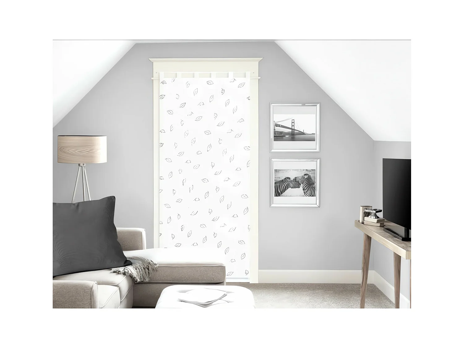 Visillo para puerta ventana 90x200 cm LAURENE, de Soleil d'Ocre