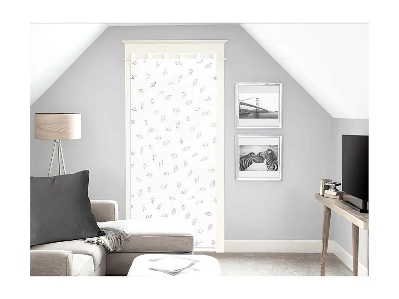 Voilage porte-fenêtre 90x200 cm LAURENE, par Soleil d'Ocre