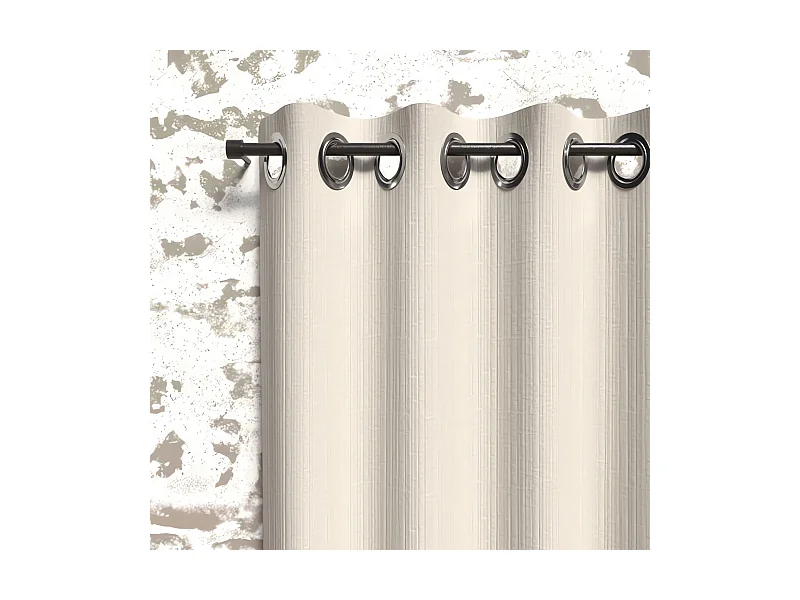 Cortina opaca con ojales de 135x250 cm lino BOHEME