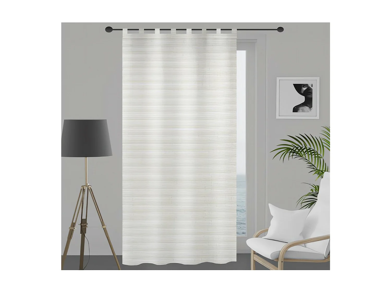 Visillo con patas 135X250 cm LINA, de Soleil d'Ocre