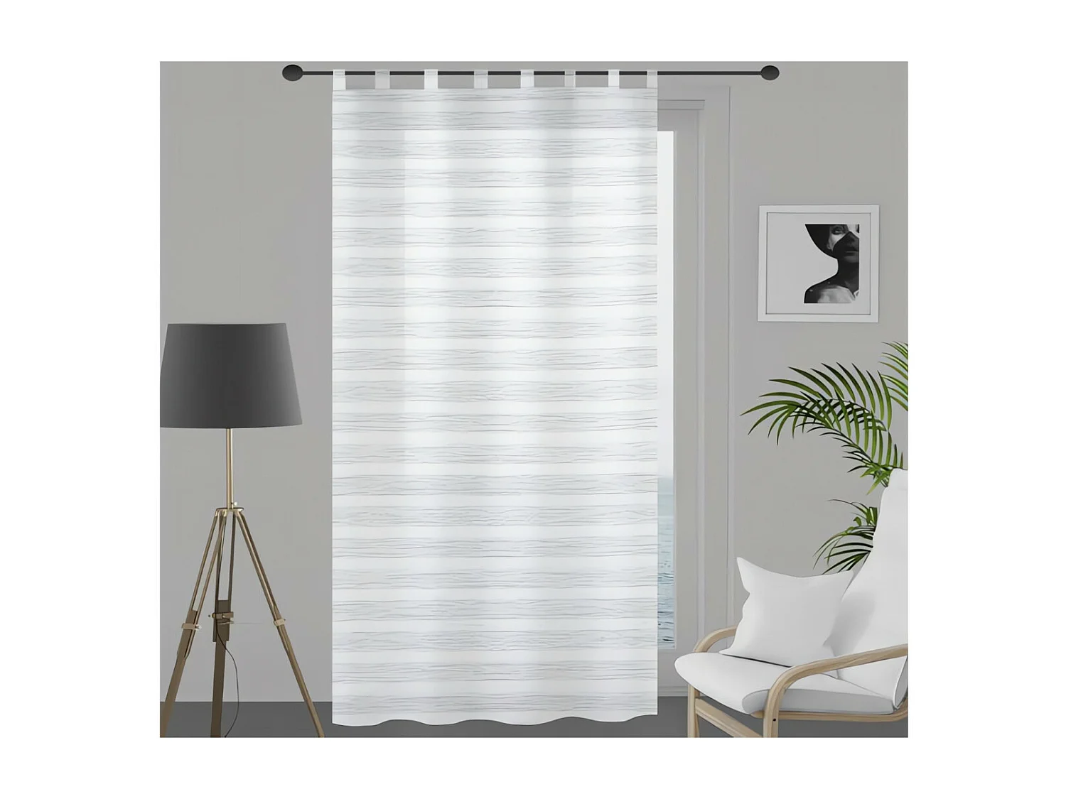 Visillo con patas 135X250 cm LOUIS, de Soleil d'Ocre