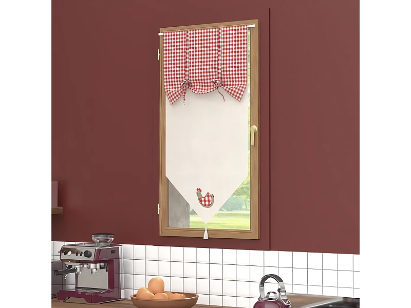 Visillo para ventana 45x90 cm PAULETTE, por Soleil d'Ocre