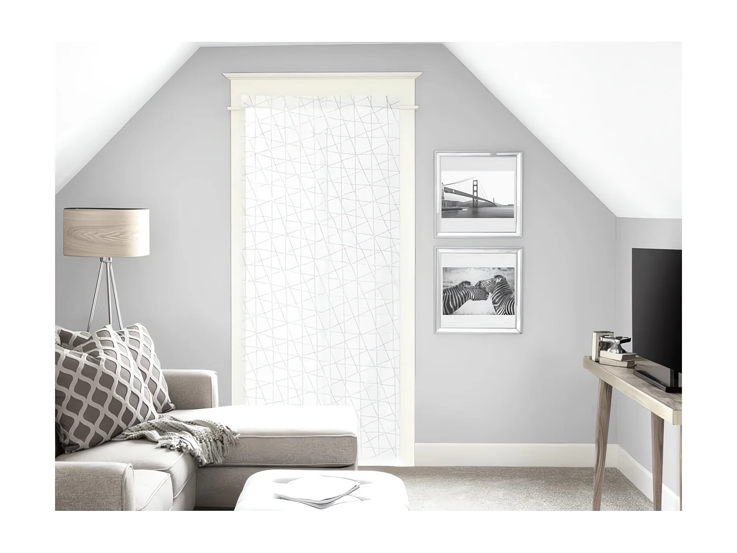 Visillo para puerta ventana 70x200 cm LUC, por Soleil d'Ocre