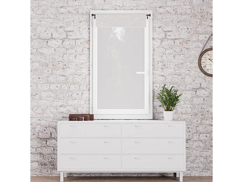 Brise bise en coton 60x120 cm ROMANCE, par Soleil d'Ocre