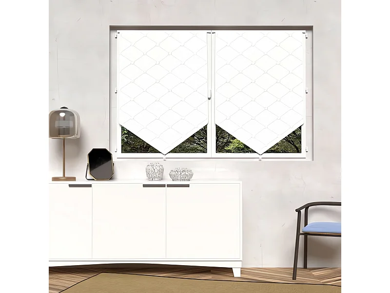 Paire de brise bise 60x90 cm PAULINE, par Soleil d'ocre