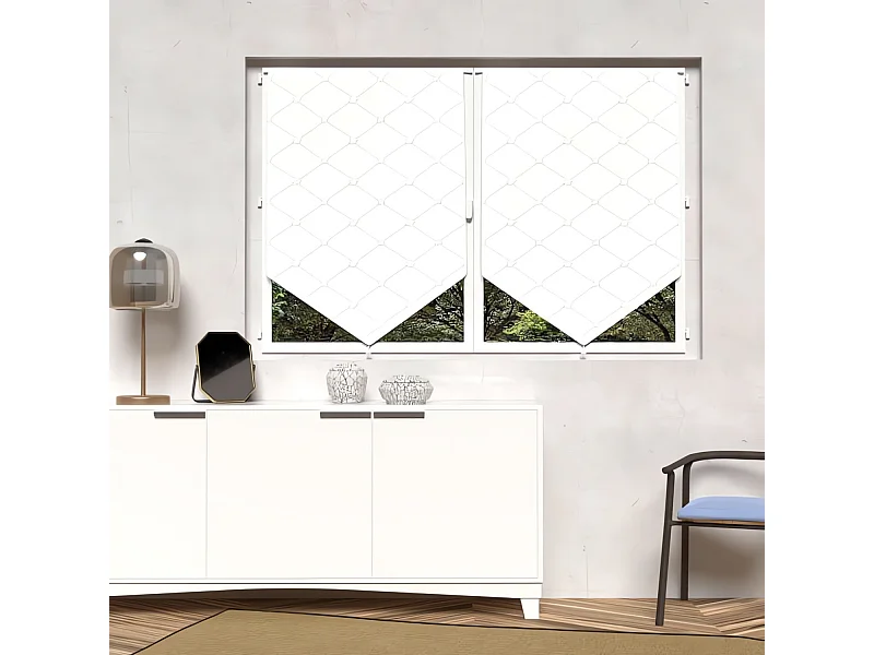 Paire de brise bise 60x90 cm PAULINE, par Soleil d'ocre