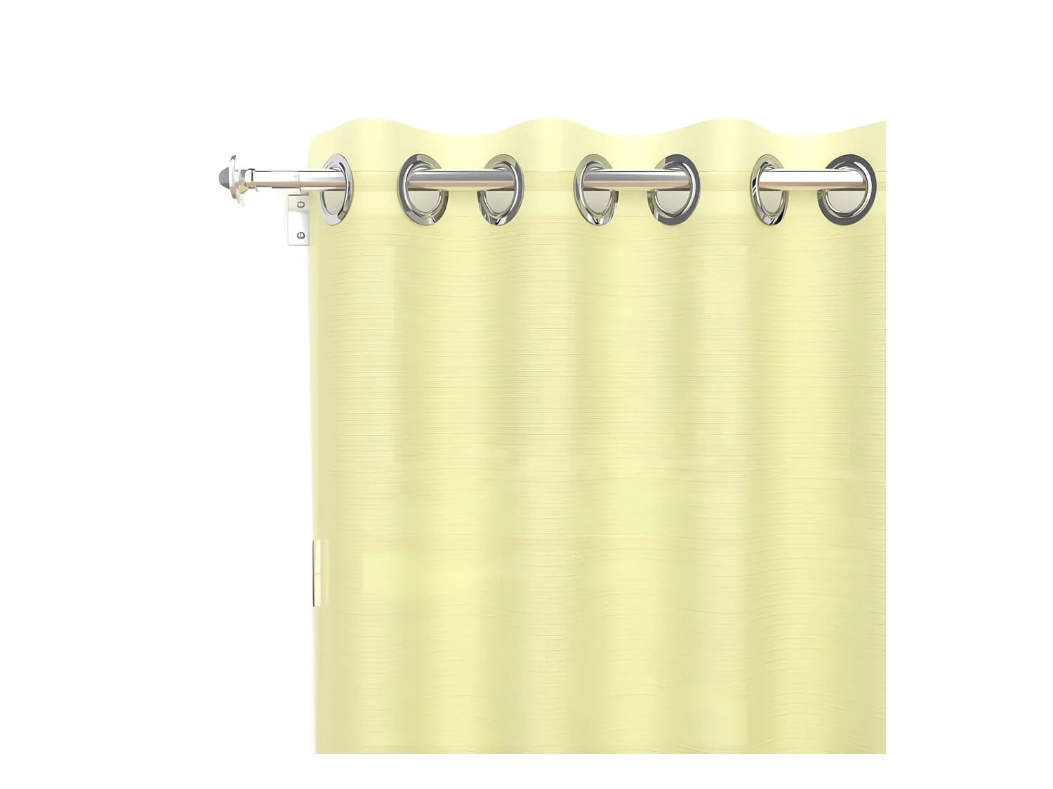 Visillo con ojales 135x250 cm ALIX verde lima