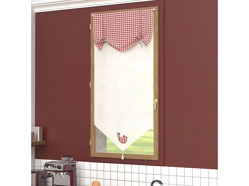 Visillo para ventana 60x120 cm PAULETTE, por Soleil d'Ocre