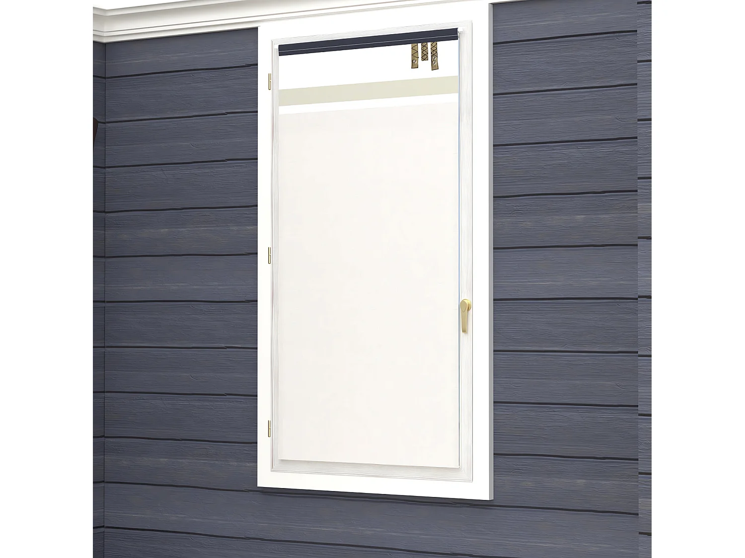 Brise bise en coton 60x120 cm ESPRIT MARIN, par Soleil d'Ocre