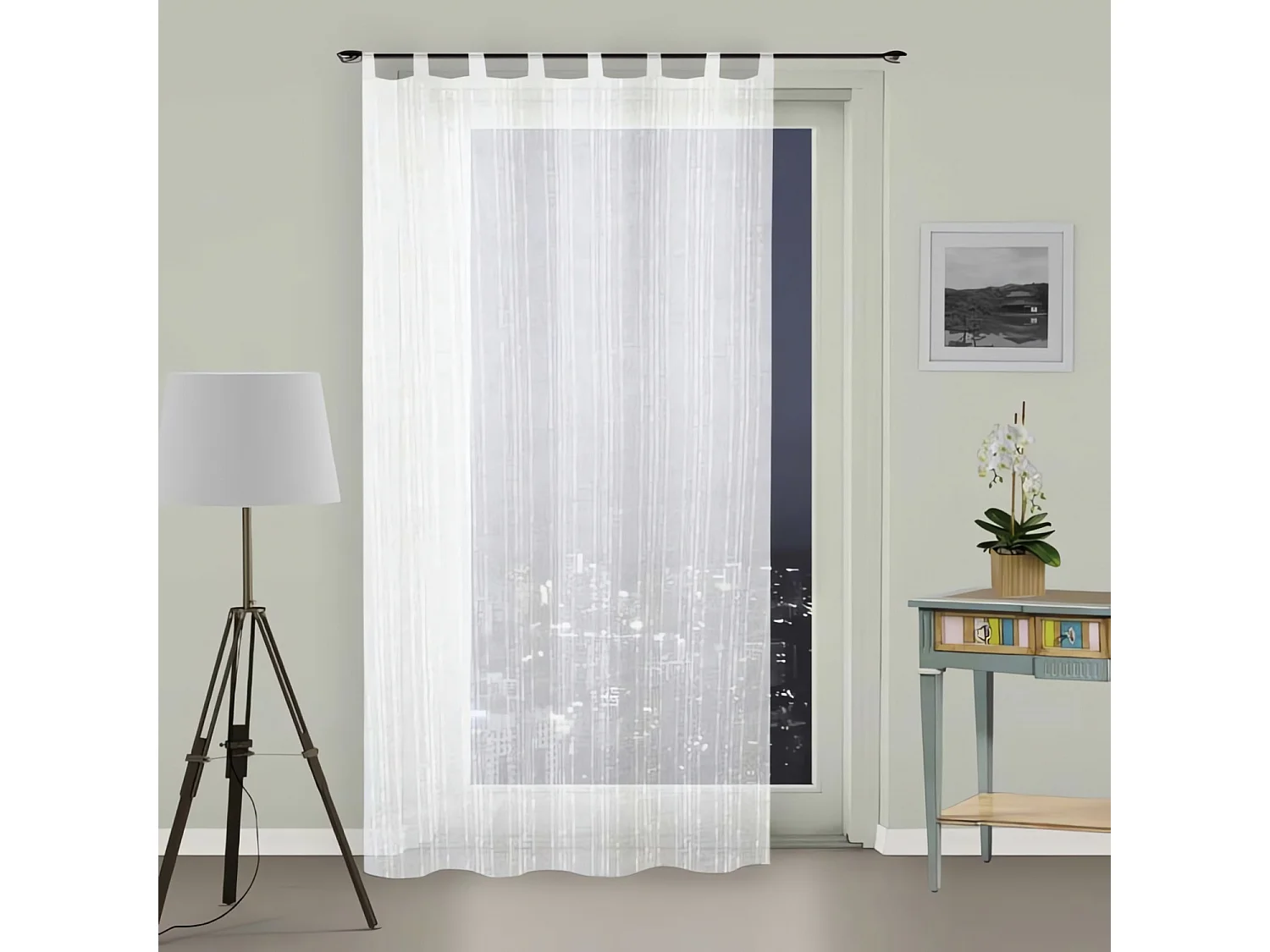 Visillo con patas 135x250 cm MAELIS by Soleil d'Ocre