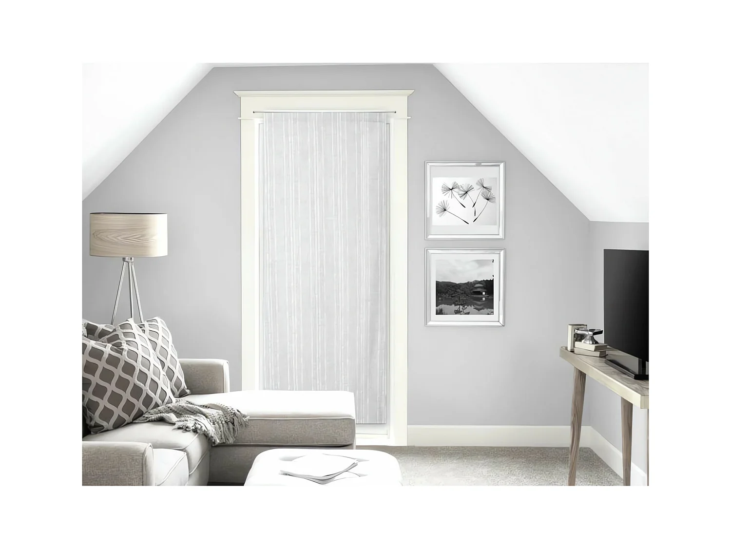 Voile pour porte fenêtre 70x200 cm MAELIS