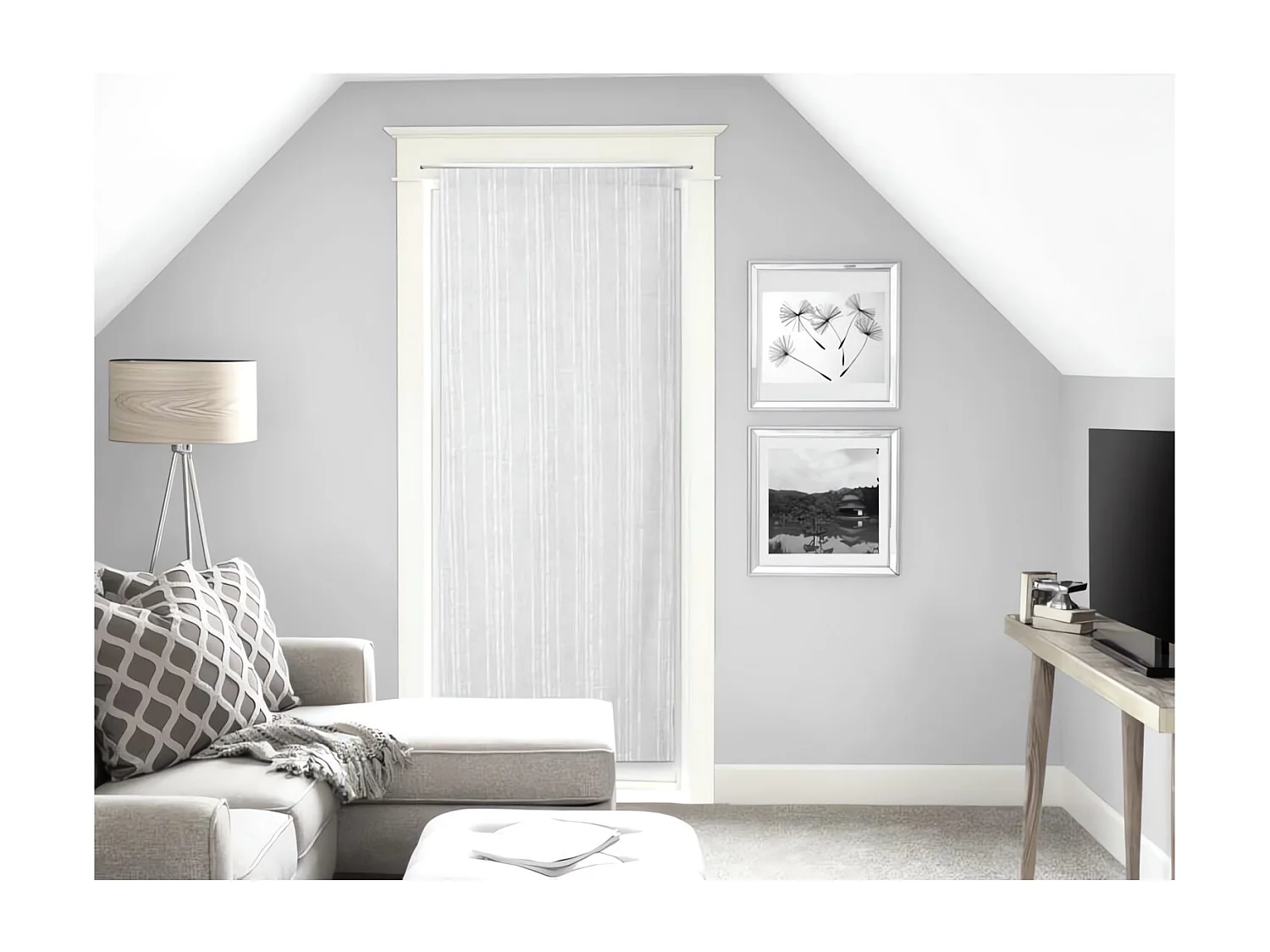 Voile pour porte fenêtre 70x200 cm MAELIS