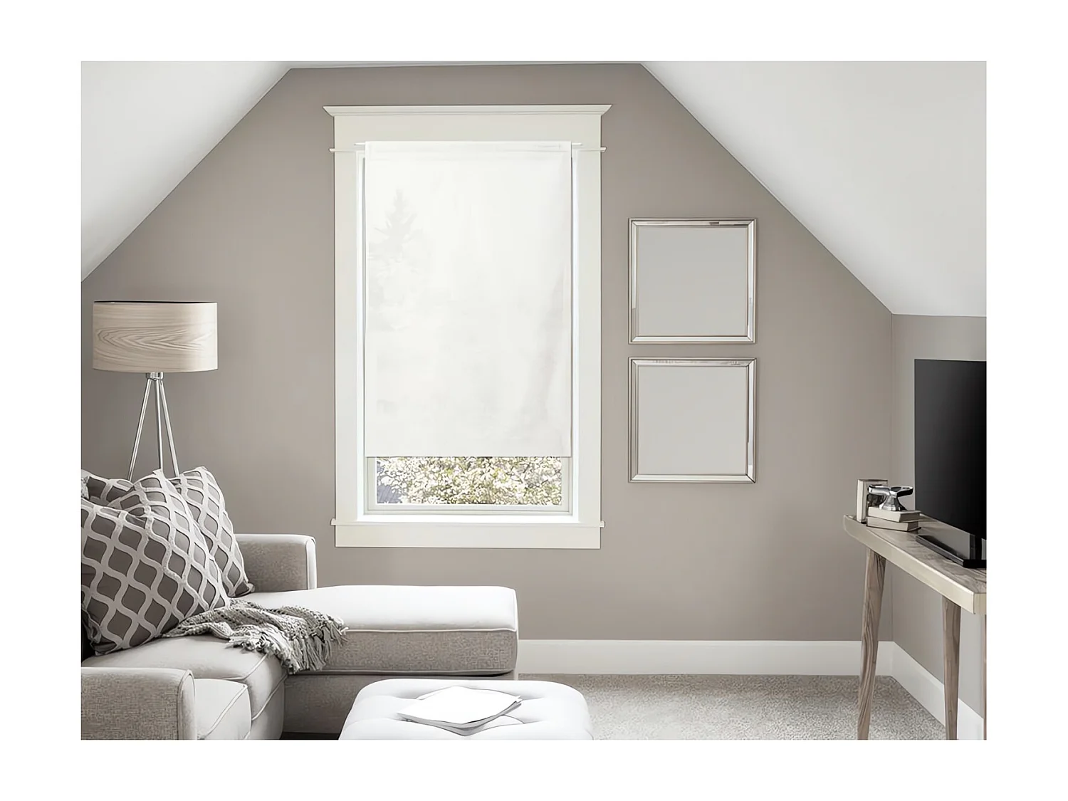 Brise bise en coton 60x90 cm PANAMA écru, par Soleil d'Ocre