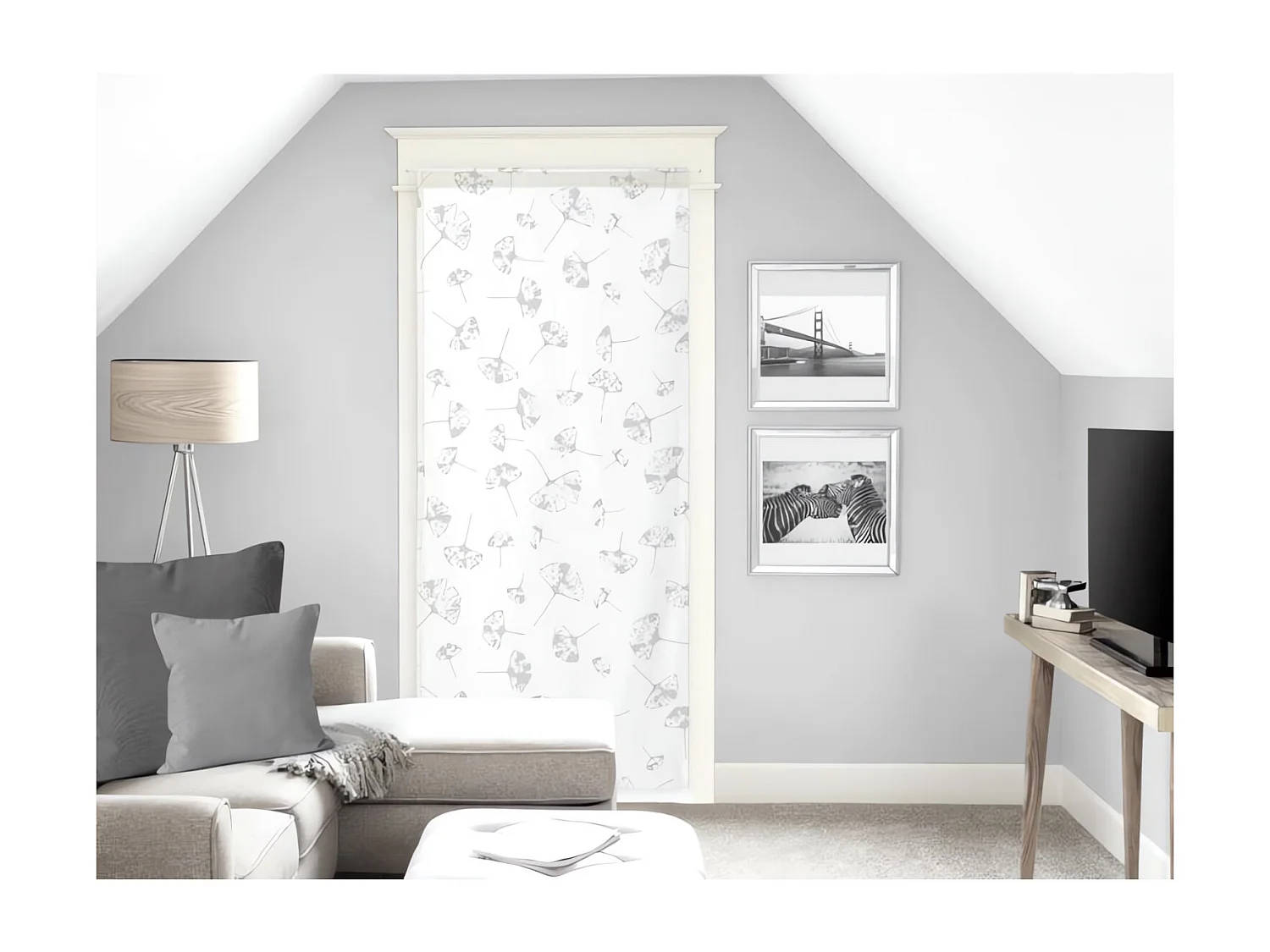 Visillo para puerta ventana 90x200 cm KYOTO, por Soleil d'Ocre