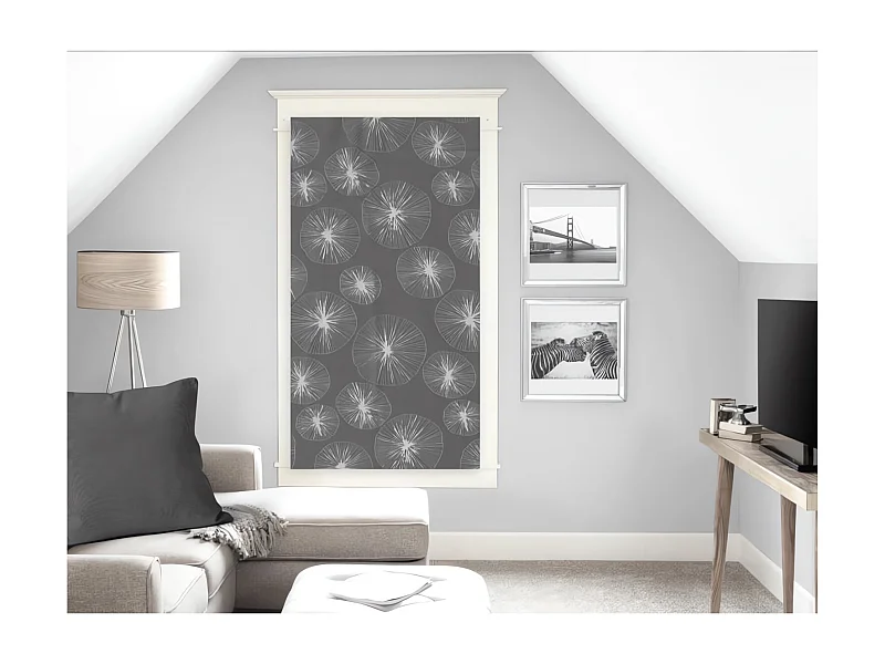 Visillo 60x160 cm LIONEL gris, por Soleil d'Ocre