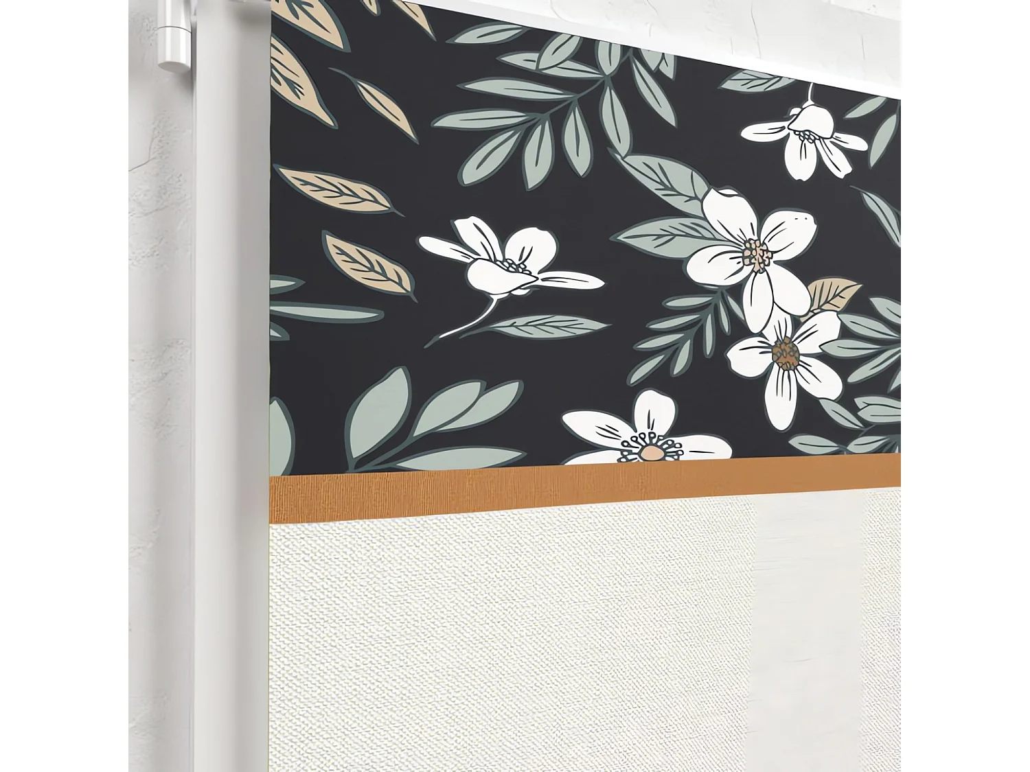 Brise bise en pur coton 60x90 cm MANON, par Soleil d'Ocre