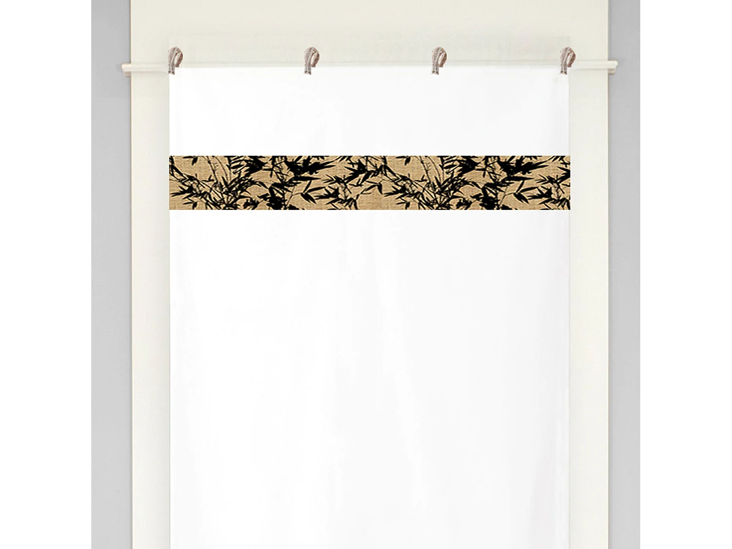 Visillo para ventana algodón 60x120 cm MAYLINE