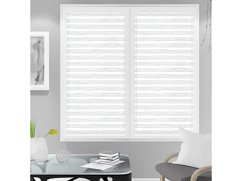 Par de visillos para ventana 60x160 cm LOUIS, de Soleil d'Ocre