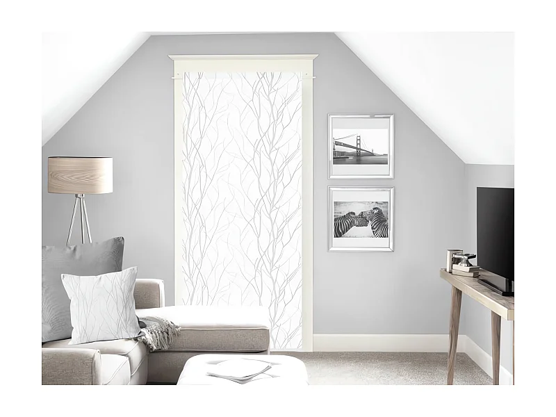 Visillo para puerta ventana 70x200 cm  LIANE blanco, de Soleil d'Ocre