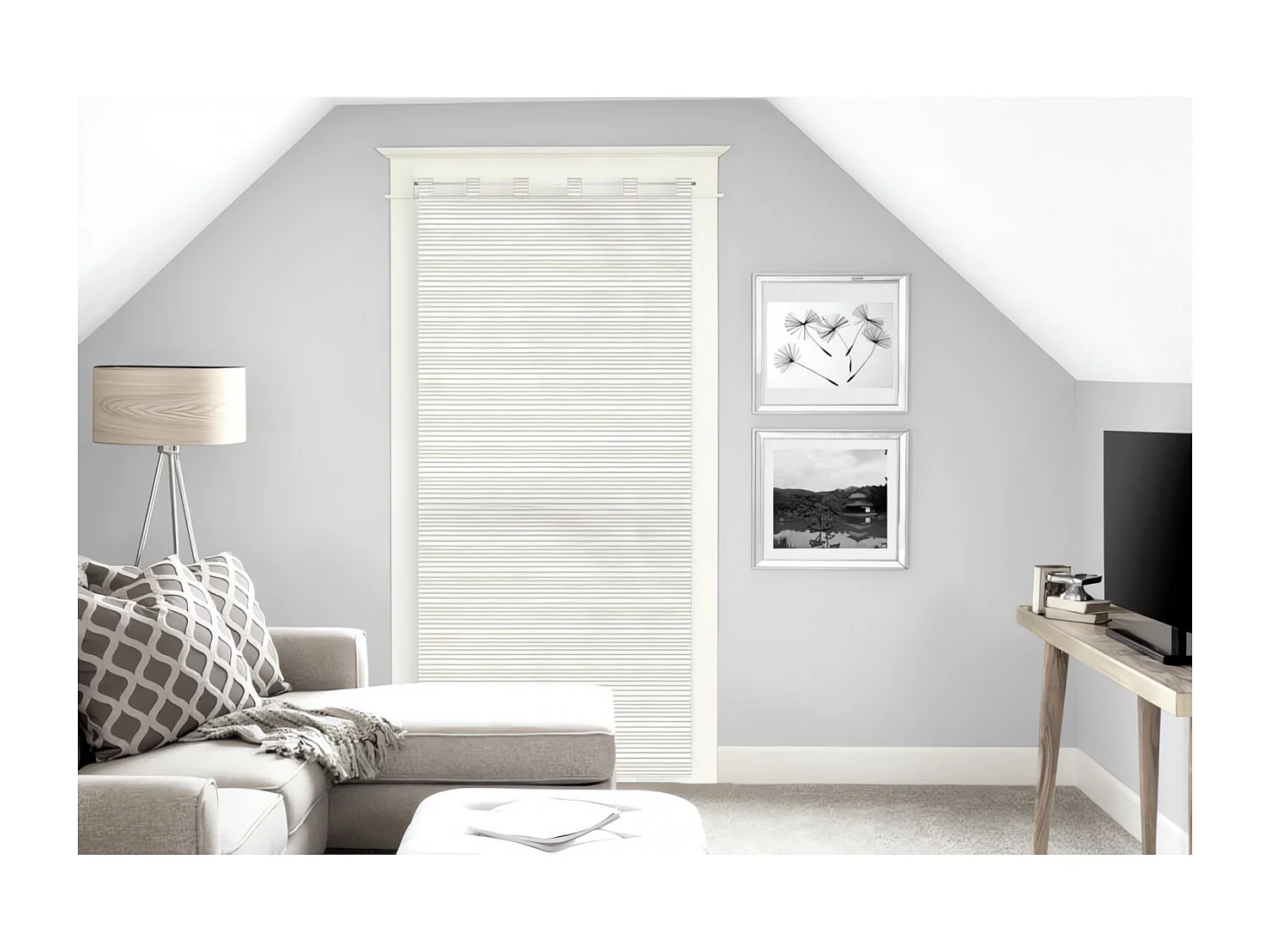 Voile porte fenêtre 90x200 cm LINA, par Soleil d'Ocre