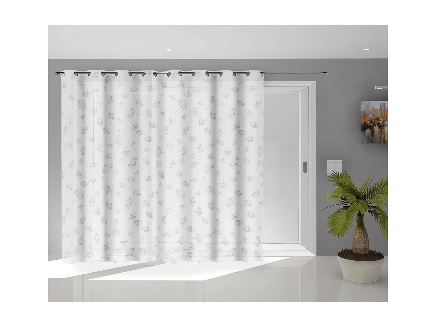 Visillo con ojales 280x250 cm KYOTO, por Soleil d'Ocre