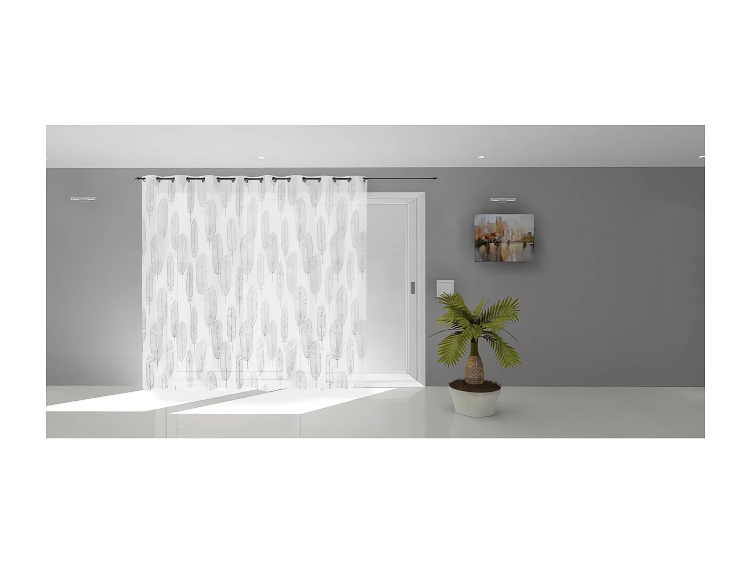 Visillo con ojales280x250 cm LALY, por Soleil d'Ocre