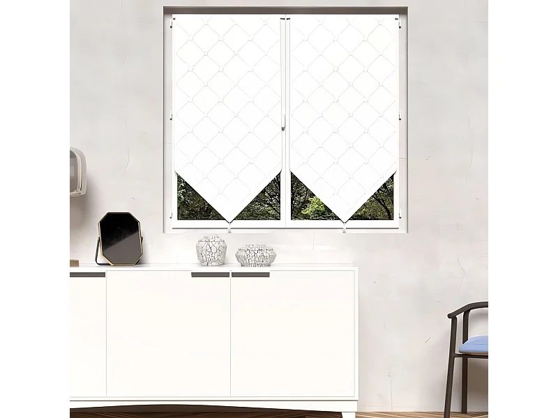 Par de visillos 60x120 cm PAULINE, de Soleil d'Ocre