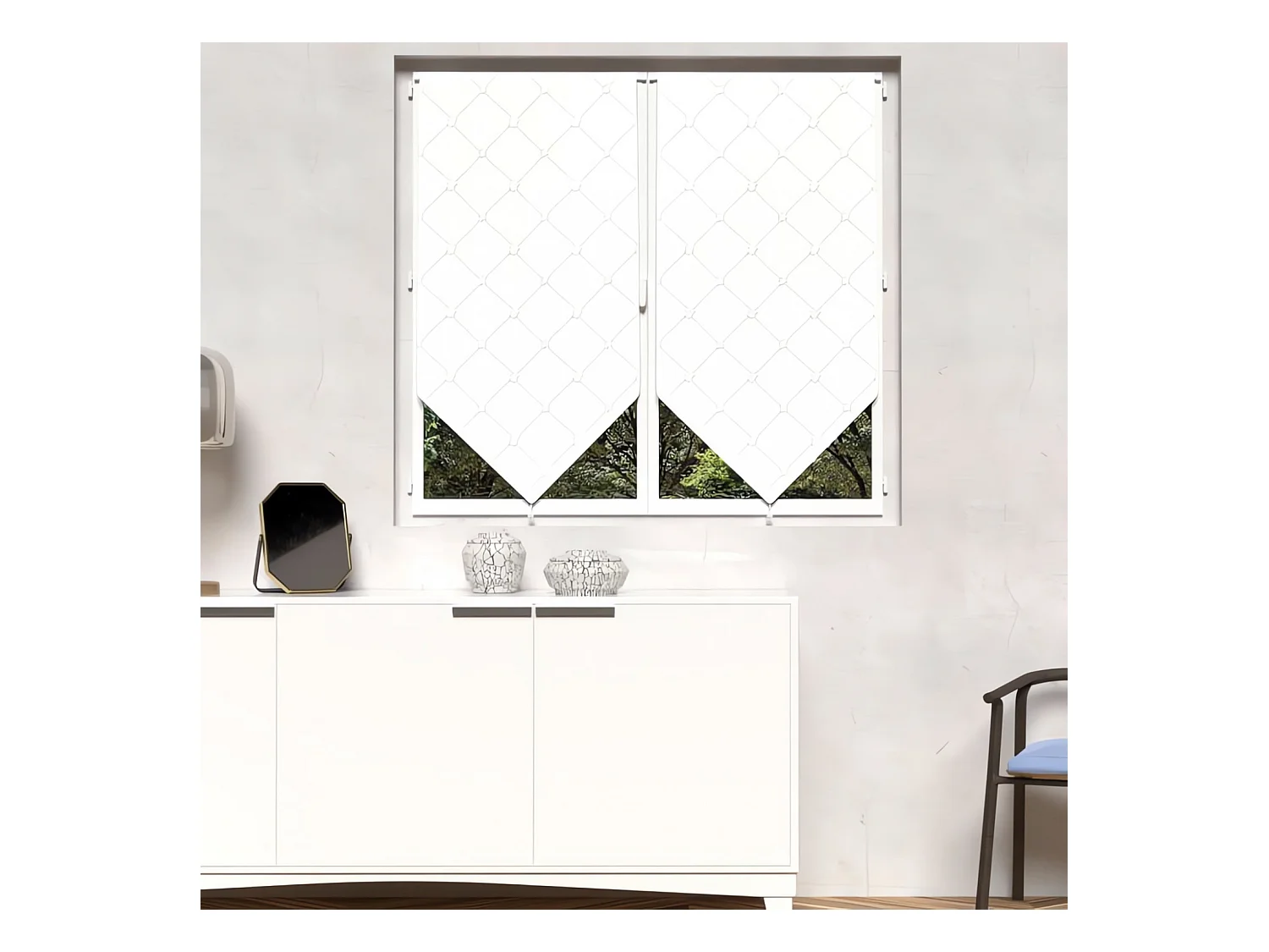 Paire de Brise bise 60x120 cm PAULINE, par Soleil d'ocre