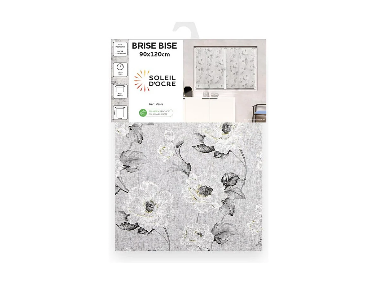 Brise bise 90x120 cm PAOLA, par Soleil d'ocre