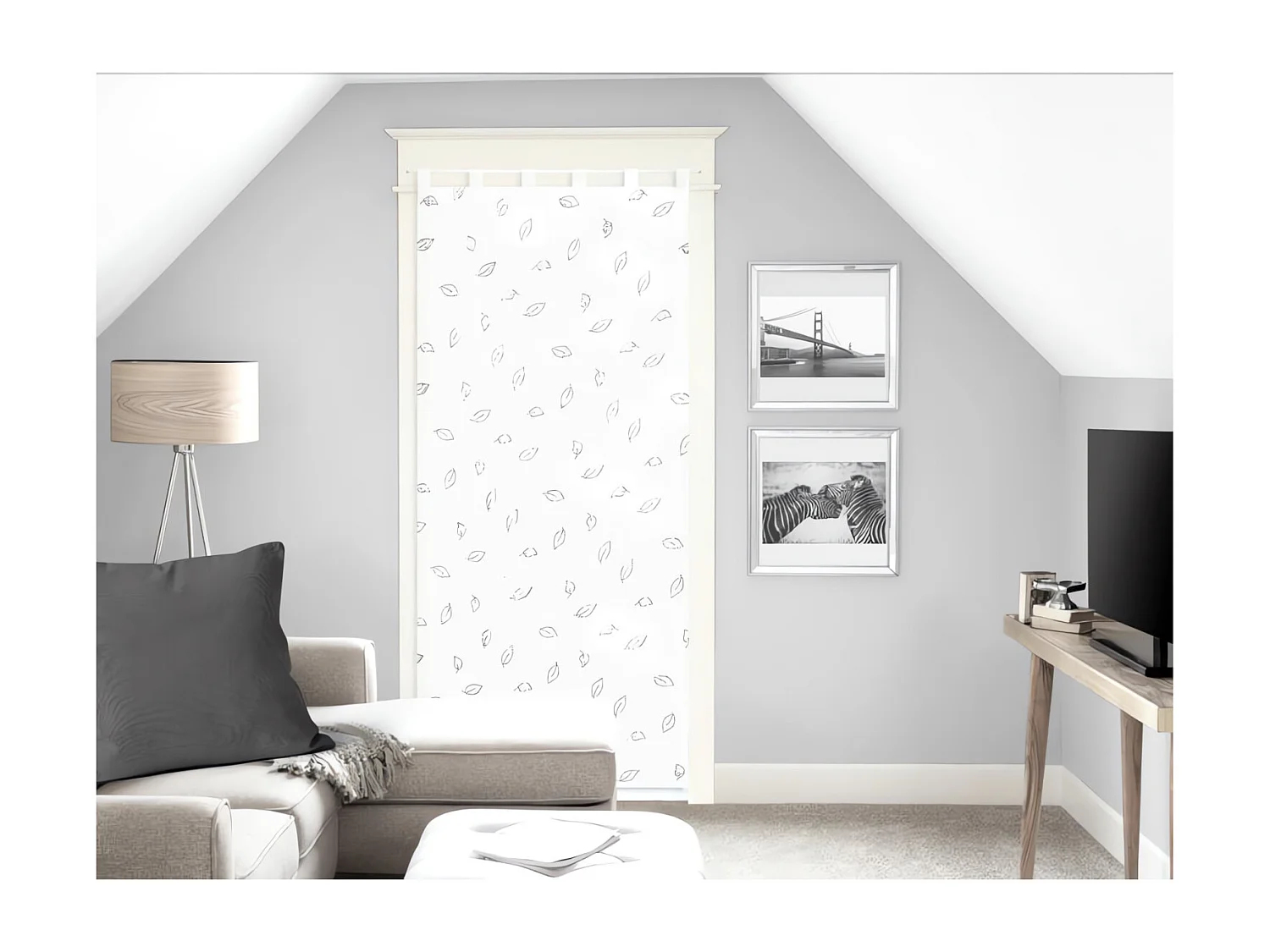 Visillo para puerta ventana 70x200 cm LAURENE, por Soleil d'Ocre