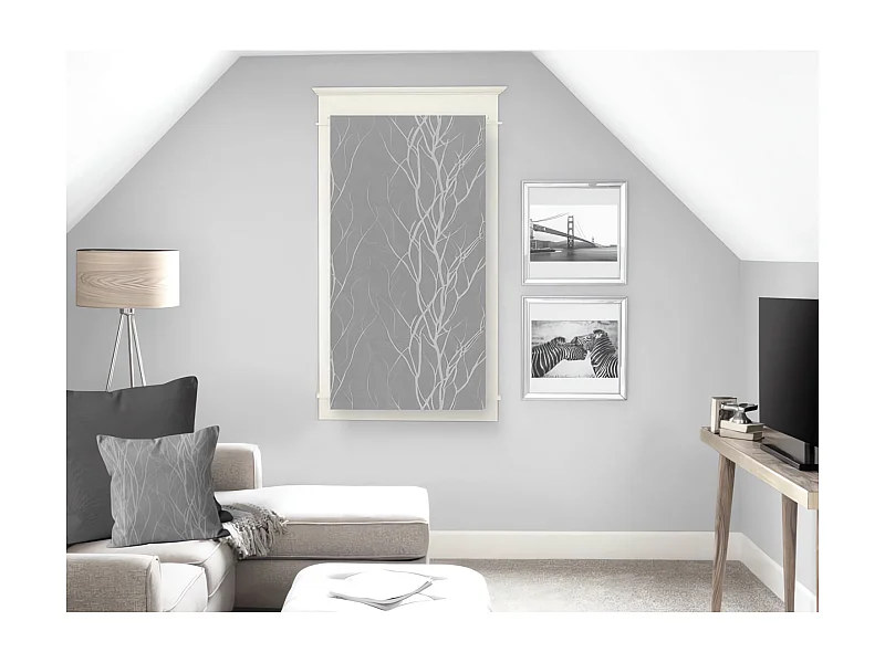 Brise bise 45x90 LIANE gris, par Soleil d'ocre