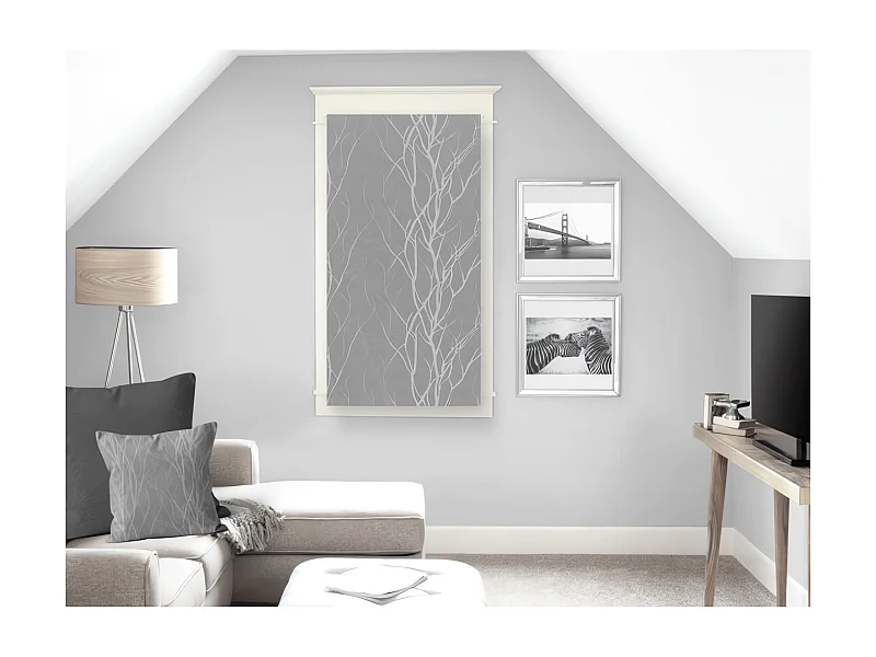 Brise bise 45x90 LIANE gris, par Soleil d'ocre